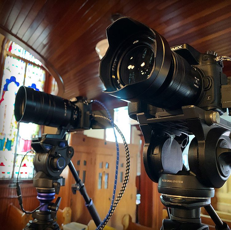 Professional livestream video production equipment