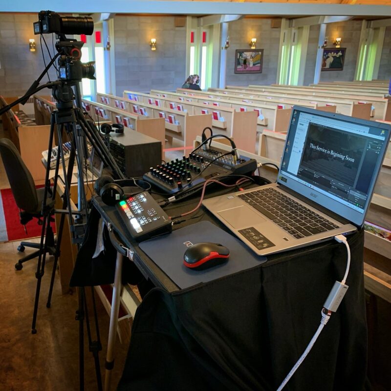 Professional memorial livestreaming
